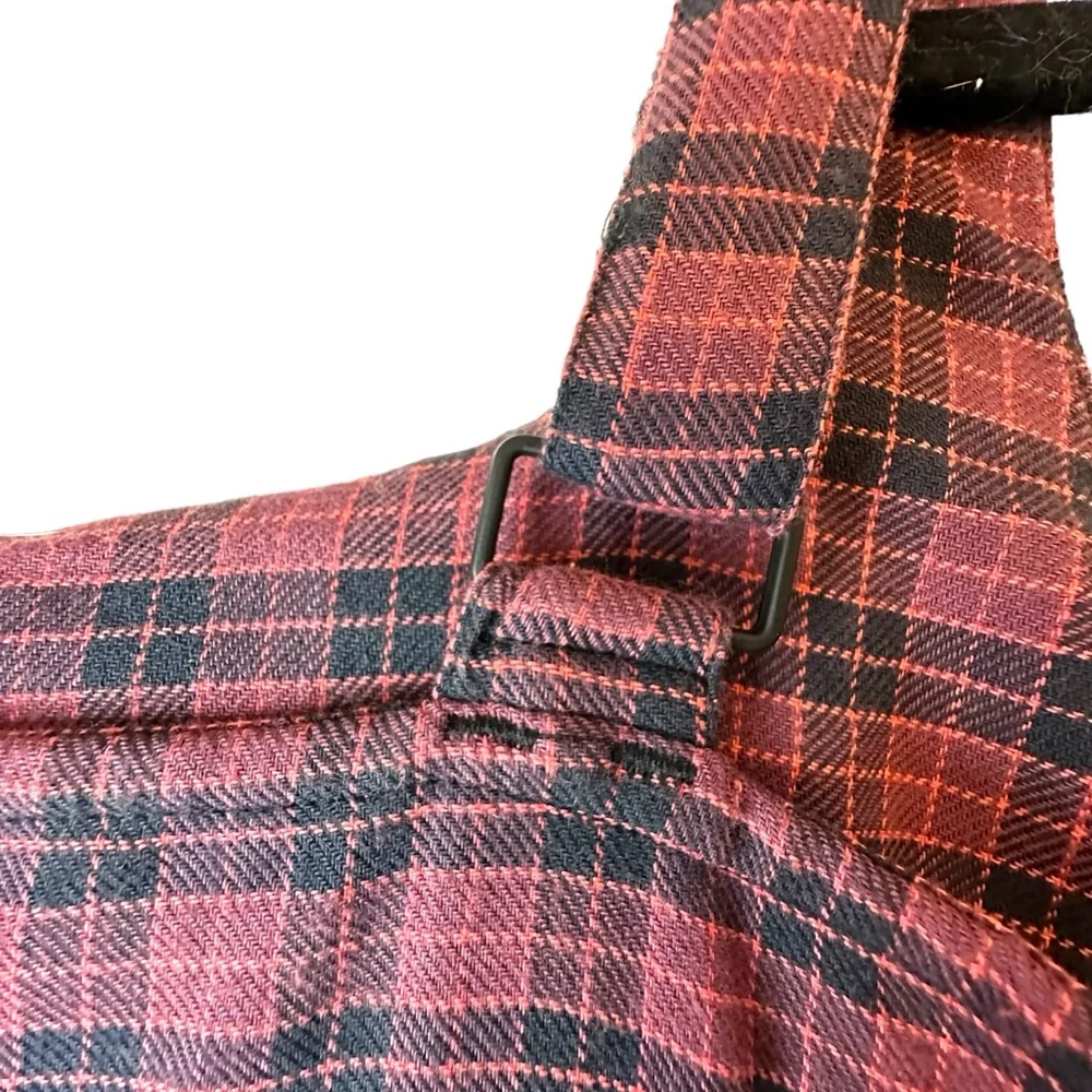 Volcom Plaid‎ Dress Size 8 Adjustable Straps